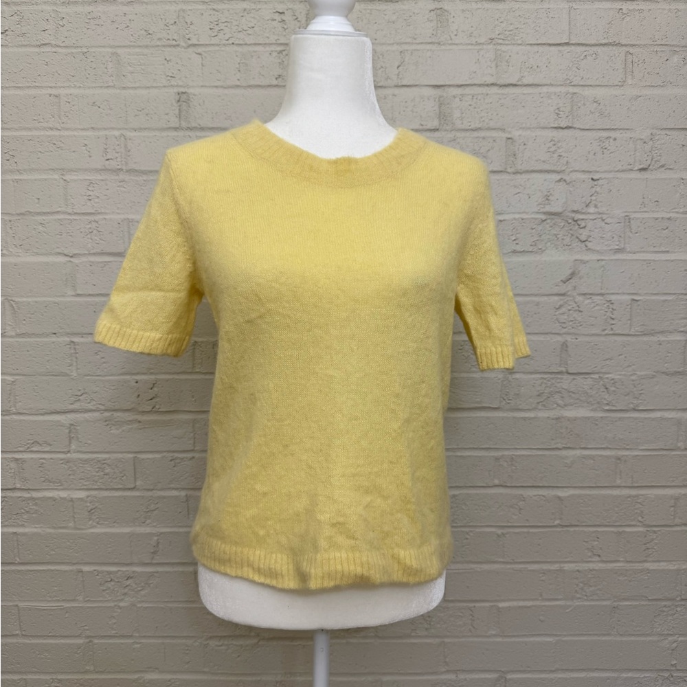Everlane Short Sleeve Alpaca Sweater